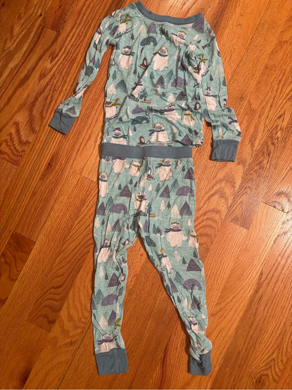 Little Sleepies Yeti Print Pajama Set